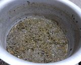 A picture of step 2 of Sarso ka saag.