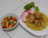Foto langkah ke 5 dari resep Nasi Kebuli Ayam ala Nusantara.