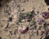 A picture of step 5 of Chorizo and Spinach Creamy Pasta.