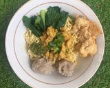 Foto langkah ke 7 dari resep Mie Ayam dan Bakso sapi homemade.