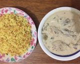 صورة لخطوة 8 من وصفة فول اخضر مع لبن ودجاج والأرز 😋😋😋