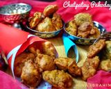 A picture of step 5 of Chatpatay Pakoray.