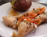 Foto del paso 1 de la receta: Cazón a Las Finas Hierbas con papas Rellenas