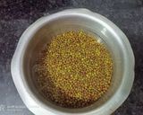 A picture of step 1 of Aachari Moong Masala.