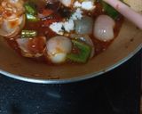 A picture of step 9 of Chilli Mushroom.