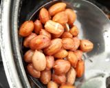 Foto langkah ke 3 dari resep 89. Sayuran Rebus Sawi Pahit dan Kol Saus Kacang Pedas.