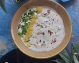 A picture of step 5 of Pineapple Raita.