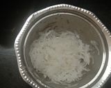 A picture of step 1 of Mooli paratha.