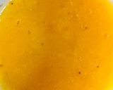 A picture of step 1 of Mango Banana Kiwi Popsicle.