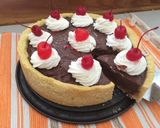 Foto langkah ke 17 dari resep Chocolate Custard Pie with Cream on Top.