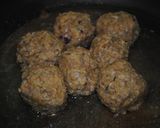 A picture of step 5 of Persian meatballs with doogh.