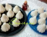 A picture of step 3 of Carrot Modak.
