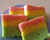Foto langkah ke 10 dari resep Bolu kukus 3 warna.