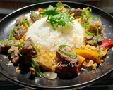 Hình bước làm 3 của món Cơm bò lúc lắc