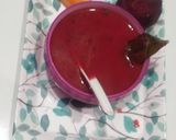 A picture of step 6 of Beet root soup.