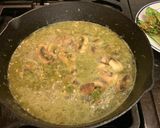 A picture of step 4 of Swordfish sh Fi in a Jalapeño Lemon Butter Sauce.