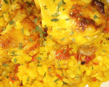 Foto del paso 1 de la receta: Arroz al Horno con Alitas de Pollo y Secreto Ibérico en Fuente de Barro