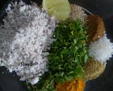 A picture of step 2 of Bhindi Sambhariya.