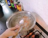 A picture of step 4 of Restaurant Style Chicken Vegetable Corn Soup Recipe 😋.
