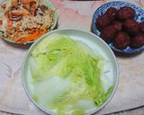 翠玉白菜獅子頭的食譜步驟1照片