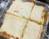 A picture of step 6 of Baked Veg. Bread Lasagna.