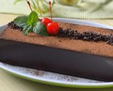 Foto langkah ke 9 dari resep Puding Brownies Roti Tawar.