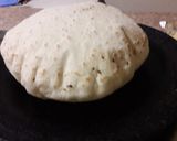 A picture of step 5 of Flat Bread/naan.
