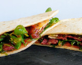 Foto del paso 4 de la receta: 164.🌮Piadina de jamón ibérico y parmesano🍖🧀