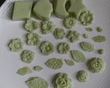 Foto langkah ke 5 dari resep Salad buah mixed agar agar matcha.