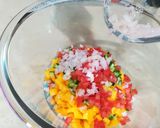 A picture of step 13 of Mango and Chickpeas Salsa puffs.