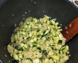 Foto del paso 6 de la receta: Risotto de calabacín y queso de cabra