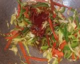 A picture of step 3 of Vermicelli Bhel.