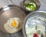 A picture of step 2 of Rainbow shrikhand.