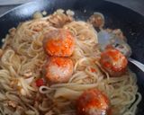 Foto langkah ke 9 dari resep Spagheti Meatball Bolognese.
