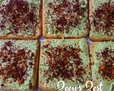 A picture of step 3 of Avocado Microgreens Canapes.