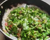 A picture of step 4 of Leafy green (fresh green methi bhaji).