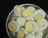 A picture of step 2 of Dry egg chilli Manchurian.