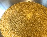 A picture of step 1 of Thinai Pongal: (Foxtail Millets).