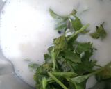 A picture of step 2 of Masala chhas.