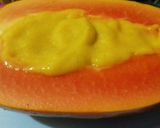 Foto langkah ke 1 dari resep Papaya Boats.