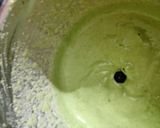 A picture of step 2 of Mung bean spinach dhokla.