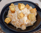 Foto del paso 5 de la receta: Falso risotto de coliflor con crema de calabaza y coco