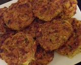 A picture of step 6 of Baked Zucchini Patties.