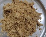 A picture of step 4 of Protein rich roasted sunflower seeds laddu.