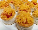 Foto del paso 3 de la receta: Vol au vent de salmón ahumado y huevo hilado