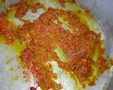 A picture of step 3 of Moringa jallof rice.
