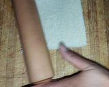 A picture of step 4 of Cheesy Kabab Bread Roll.