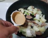 蒜辣腐乳炒洋蔥片的食譜步驟4照片