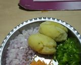 A picture of step 2 of Idli burger.