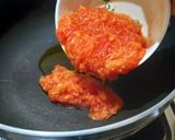 A picture of step 3 of Sweet papaya burfi laddu.